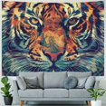 thumbnail image 4 of BCIIG Tiger Face Graphic Tapestry Wall Hanging for Home Decor - Unique Style Aesthetic Art for Living Room Bedroom Dorm Apartment Farmhouse 50x40inch, 4 of 6
