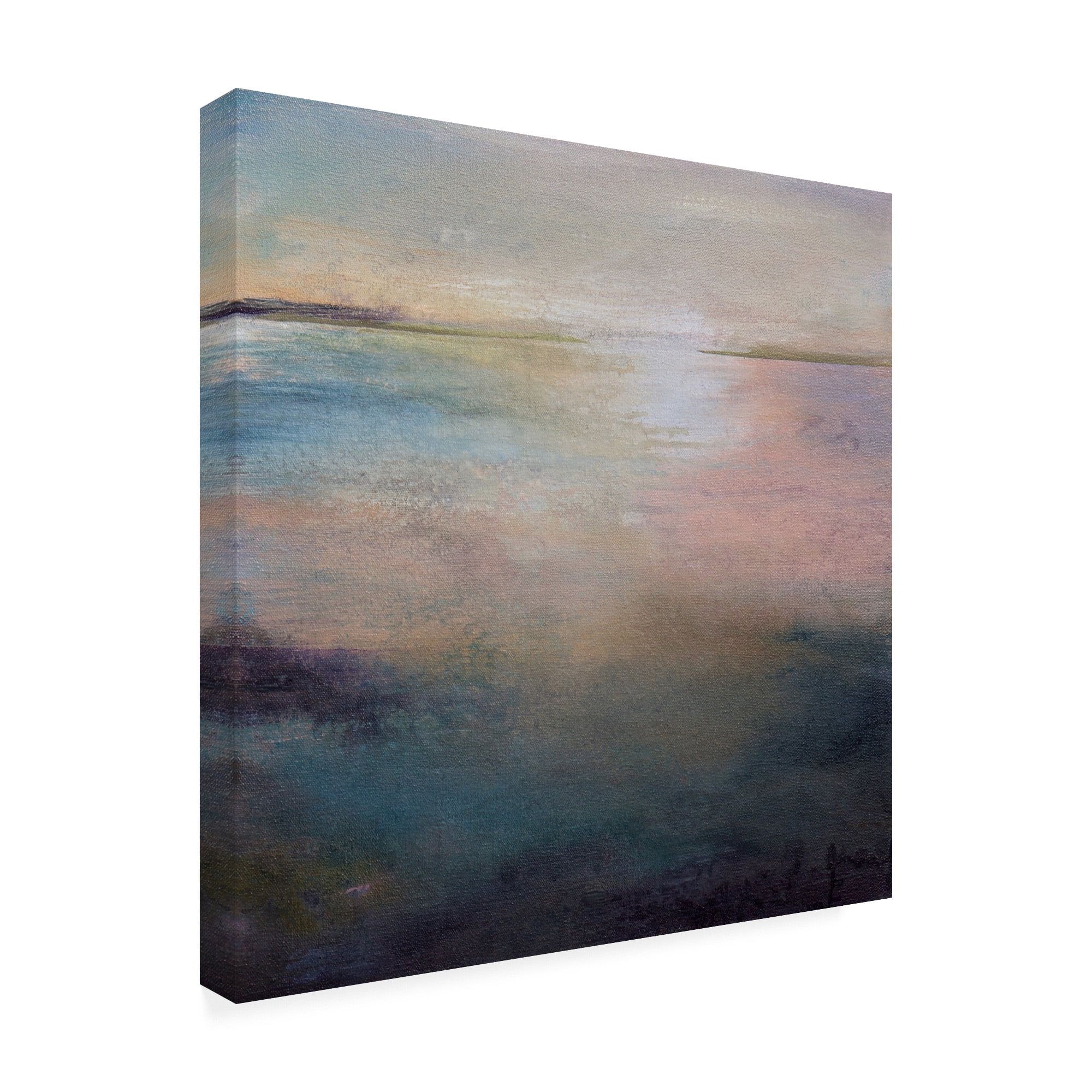 Trademark Fine Art 'Listen To The Silence Abstract' Canvas Art by Karen Hal