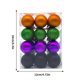 thumbnail image 3 of Halloween Decorations Christmas Balls Set 24 Plastic Balls Hangers 4 Christmas Tree Ornaments For Christmas, 3 of 5