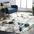 thumbnail image 2 of SAFAVIEH Porcello Iola Geometric Area Rug, Grey/Blue, 4' x 6', 2 of 11