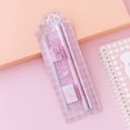 thumbnail image 2 of Mohdy Cute Pink Bear Stationery Set for Children,Cute Stationery Set Pencil Eraser Ruler Sharpener School Supplies Set for Children,Gifts for Birthdays,Anniversaries,And Christmas, 2 of 4