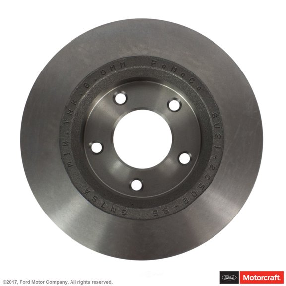 Motorcraft BRR108 Front Disc Brake Rotor - OEM Replacement Brake Disc For Select Vehicles