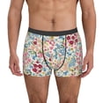 thumbnail image 4 of Wukai Trendy Floral Design Print Men’s Underwear Breathable Boxer Briefs,&nbsp;Moisture Wicking & Breathable-, 4 of 7