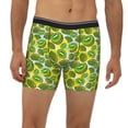 thumbnail image 6 of Sigee Kiwi Fruits Summer for Men's Boxer Briefs,Moisture Wicking and Breathable X-Large, 6 of 9