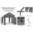 thumbnail image 5 of Outdoor 10’ x 20’ Carport Tent Car Ports Party Tent Heavy Duty Portable Car Garage Tent,Gray, 5 of 8