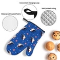 thumbnail image 4 of Oven Mitts and Pot Holders 4 Piece, Cartoon Happy Glasses Cute Shark High Heat Slip Resistant Oven Mitt and Trivets Set Kitchen Oven Glove Pot Holders for Cooking Baking Grilling, 4 of 7