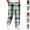 Green, variant on HAJWOH Mens Sweatpants Baggy Wide Leg Plaid Checkered Jogger Pants Men for Daily wear
