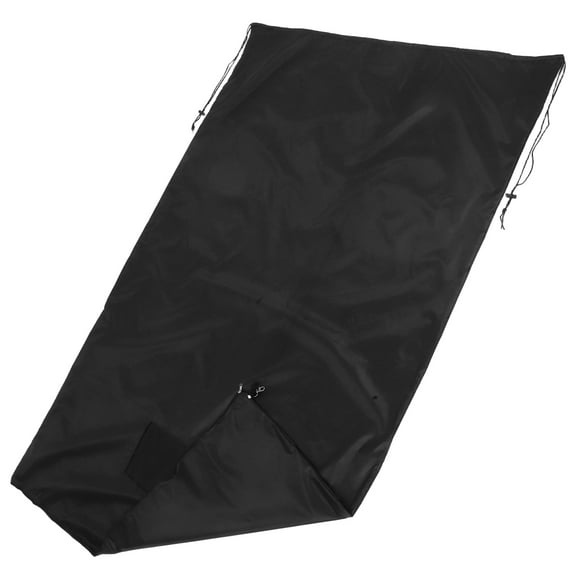 Homoyoyo Black 420D Oxford Cloth Large Capacity Garden Leaf Bag Tractor Accessory Outdoor Yard Cleanup