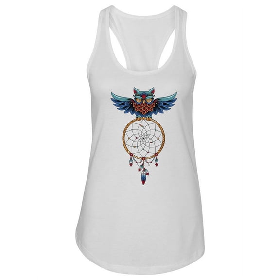 Owl Dreamcatcher Tank Women -Image by Shutterstock, Female x-Small