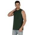 thumbnail image 4 of Inkmeso Men's Lightweight Cotton Tank Tops Moisture Wicking Sleeveless Shirts Workout Muscle Tank, 4 of 7