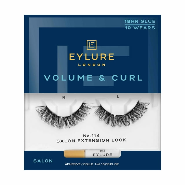 Eylure Salon Extension Look para pestañas postizas, volumen 114