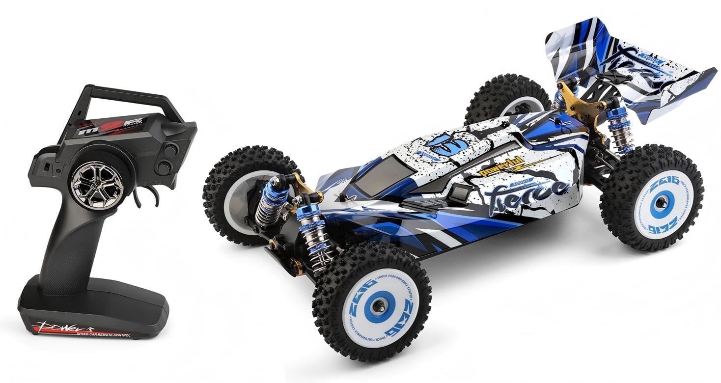 Wltoys 124017 High-Speed RC Car - 1/12 Scale, 75km/h, 4WD, 2.4G
