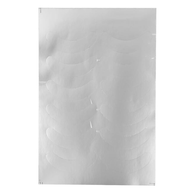 Parches para almohadillas para pestañas, 120 piezas Parches de papel plateado debajo de las almohadillas para los ojos Parches para pestañas Diseño a prueba de futuro