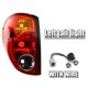 thumbnail image 4 of 2 uds luz trasera de coche lámpara de freno con cableado para L200 2005-2016 lente roja amarilla iluminación de señal luz trasera de coche, 4 of 5
