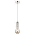 thumbnail image 3 of 451-1P-BK-G451-4ME Innovations Lighting Owego - 1 Light Cord Hung Pendant-4.75 Inch Wide and 11 Inch Tall-Matte Black Finish-Mercury Glass Color, 3 of 6