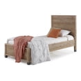 thumbnail image 6 of Camaflexi Baja Platform Bed, Solid Pine Wooden Bed Frame, Twin, Barnwood 100% Solid Wood, 6 of 8