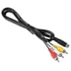 thumbnail image 2 of 1.5m 4.9ft 3 Rca Male To 4 Pin S-video Male Tv Pc Conversion Cable, 2 of 5