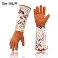 thumbnail image 2 of Guantes de jardinería para mujer con estampado largo, guantes para recortar rosas resistentes a puñaladas, protección del antebrazo, 2 of 5