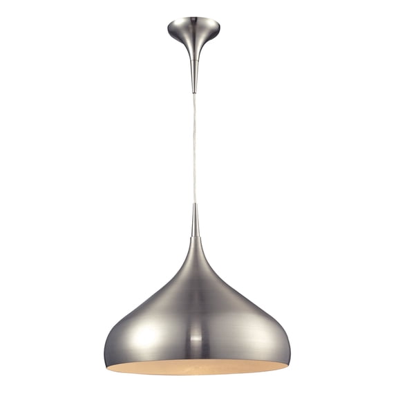 31442/1SN-Elk Home-Lindsey - 1 Light Pendant In Modern Style-14.5 Inches Tall and 17 Inches Wide     -Traditional Installation