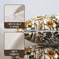 thumbnail image 6 of Fall Floral Outdoor Pillow Covers 16x16 Set of 2 Burnt Orange Wild Flowers Throw Pillows Case Autumn Colored Wildflower Decorative Farmhouse Cushion Covers for Sofa Couch, 6 of 6