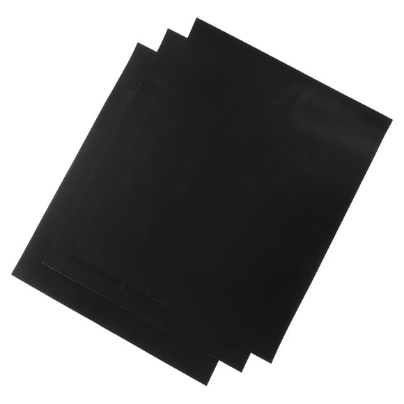 USHOBE 3Ud Protector Reutilizable Para Y Microondas Negro De Fácil Remoción