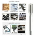 thumbnail image 4 of 1pc Right Hand Thread Tap HSS Machine Plug Tap Metric Screw Tap Drill Thread Tool M2 M3 M4 M6 M7 M8 M10 M12 M14 Hand Tools M12x1.75, 4 of 5