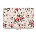 thumbnail image 5 of Pioneer Flower Floral Print Flannel Non Slip Door Rugs,Washable Door Mats Indoor,Decorative Door Mats,Dirt-Resistant and Absorbent Doormat for Entrance,Bedroom,Kitchen,Bathroom,23.5"x16", 5 of 5