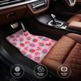 thumbnail image 6 of Fuzoiu Haear Strawberry Print Carpet Floor Mats for Car,Car Foot Mat Set,Universal Fit 4 Piece Mat Pad Set,Fits Most Cars Trucks Vans Sedans SUV Auto Carpet Mat Se, 6 of 7