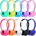 thumbnail image 1 of Ladont - Auriculares para niños a granel para aula, escuela, paquete de 10, auriculares duraderos con cable para aula, para niños, estudiantes, adolescentes, niños y niñas, sonido HD, conector de 0.13, 1 of 5