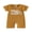 Light Brown, variant on Preemie Baby Boys Summer Clothes Baby Boy Newborn Hospital Going Home Outfit Waffled Romper I'm New Here Letter Embroidery Short Sleeve Jumpsuit Playsuit Shorts