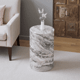 thumbnail image 2 of Tcbosik 12 inch Round Side Table, Modern End Table, Night Stand for Small Space, Living Room, Bedroom, Gray, 2 of 7