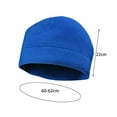 thumbnail image 6 of Winter Warm Skull Cap Soft Polar Fleece Beanie Hat Thick Windproof Watch Cap Skiing Outdoor Cap for Men Women, 6 of 8