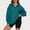 Green, variant on LYMAYTER ‌Women Half Zip Oversized Sweatshirts Fleece Stand Collar Long Sleeve Solid Color Workout Pullover