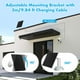thumbnail image 4 of Panel solar para cámara de seguridad, panel solar USB de 5 W para cámara de seguridad DC 5 V con puerto micro USB o USB-C, cargador solar impermeable IP65 para cámara con montaje ajustable de 360° (1, 4 of 5