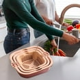 thumbnail image 7 of XGFHYJEH Colander, Colander Plastic, 6pcs Colander Plastic Set, Small Colander, Berry Colander, Kitchen Colander, Fruit Colander, Small Colander for Fruit and Veggies, 7 of 7