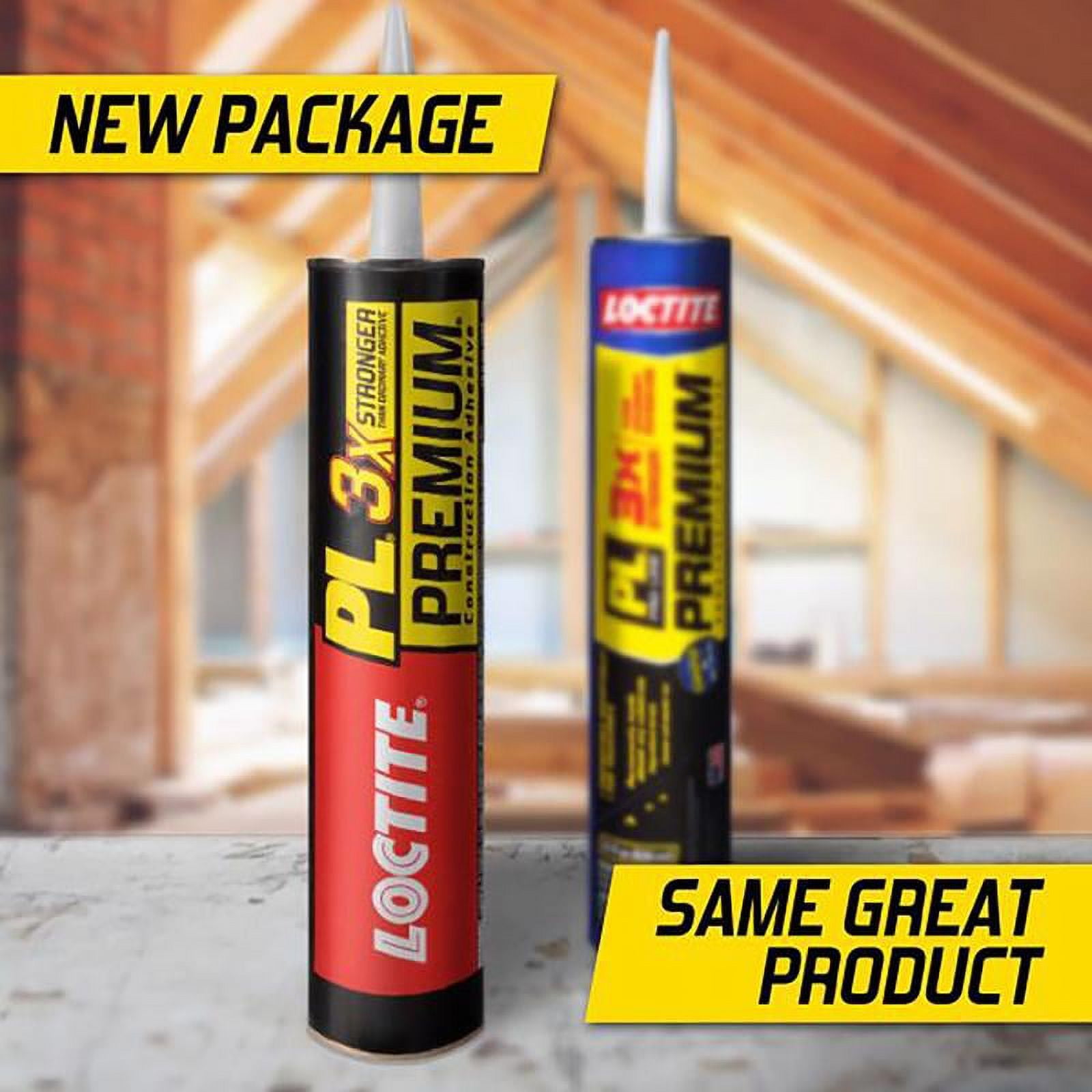 Loctite Pl Premium Polyurethane Construction Adhesive Pack of 12, Tan 10 fl oz Cartridge