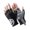Black-M, variant on 1 Pair Cycling Gloves Nylon Fabric With Sweat Wicking Technology Ergonomic Mitts For Long Distances