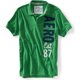 thumbnail image 1 of Aeropostale - Polo de rugby para hombre Aero Est 87, verde, grande, 1 of 1