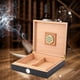 thumbnail image 5 of Mini humidificador portátil, caja de puros, contenedor de cigarrillos de madera Vintage, estuche de almacenamiento (negro), 5 of 8