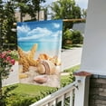 thumbnail image 5 of Wukai Beach Starfish Shell Garden Flags Double Sided Welcome Garden Yard House Flags Outside Outdoor House (Only Flag), 5 of 8