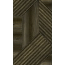 Walls Republic Walnut Geometric Wood Panel Wallpaper R8194