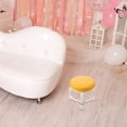thumbnail image 4 of Luxshiny Tabouret Roulant Bas Orange avec Roues Lisses pour Massage et Tâches Ménagères, 4 of 6