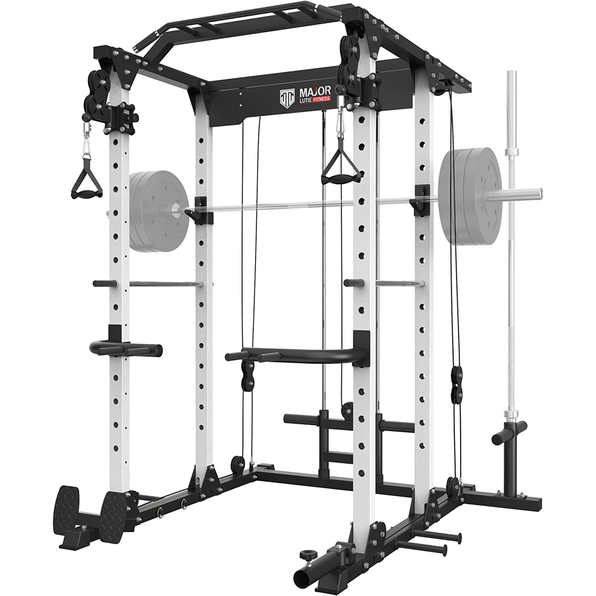 een paar wol Ontwaken KJB PLM03 Power Cage, 1400lbs Commercial Weight Power Rack with Cable  Crossover Machine and Landmine Home Gym Total Body Training(D974,504,  Patent URL: http://www.kycai.cn/xavork/index.html） - Walmart.com