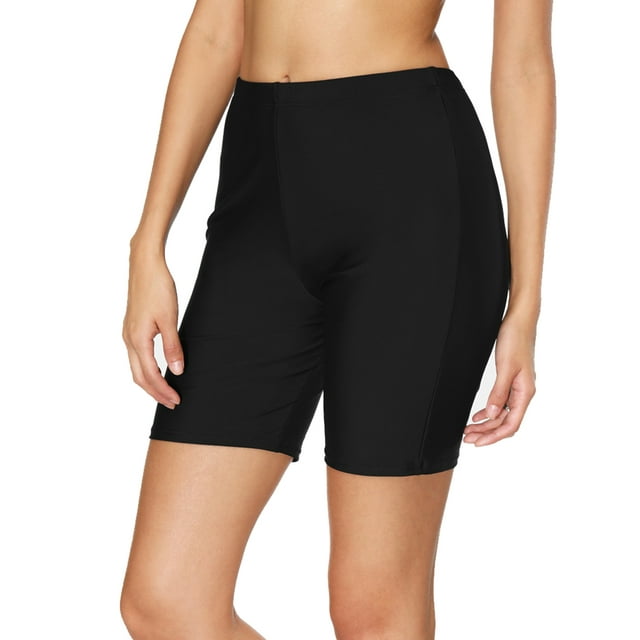 Charmo Bas de Maillot de Bain Boardshort pour Femme Taille Haute Tankini Short de Bain