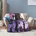 thumbnail image 6 of Flannel Blanket The Birthday Rock Massacre Band Throws Blankets Super Soft Fleece Air Conditioning Blankets for All Season 80"x60", 6 of 9