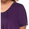thumbnail image 5 of Camisa casual de manga corta para mujer, talla grande, talla grande, talla 4XL JM, 5 of 5
