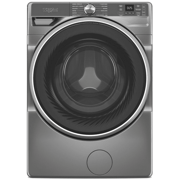 Whirlpool WFW6720RR, 27-Inch, 5.0 cu. ft. Smart Front Load Washer, FreshFlow Vent System, Silver