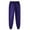 01Purple, variant on pbnbp Womens Sweatpants Plus Size Solid Color High Waist Elastic Drawstring with Pockets Running Fitness Sports Trousers