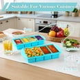 thumbnail image 6 of Lumikrypt 4Pcs Silicone Freezer Tray with Lids, 1-Cup Large Food Freezer Containers, Freezer Ice Cube,Ideal for Freezing Soups, Sauces, and Microwave-Safe Single-Serving Meals, 6 of 7