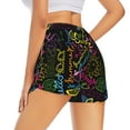 thumbnail image 3 of Xecao's Color Summer for a double-layer running short for women, perfect for gym, tennis, and more, featuring a convenient pocket., 3 of 9